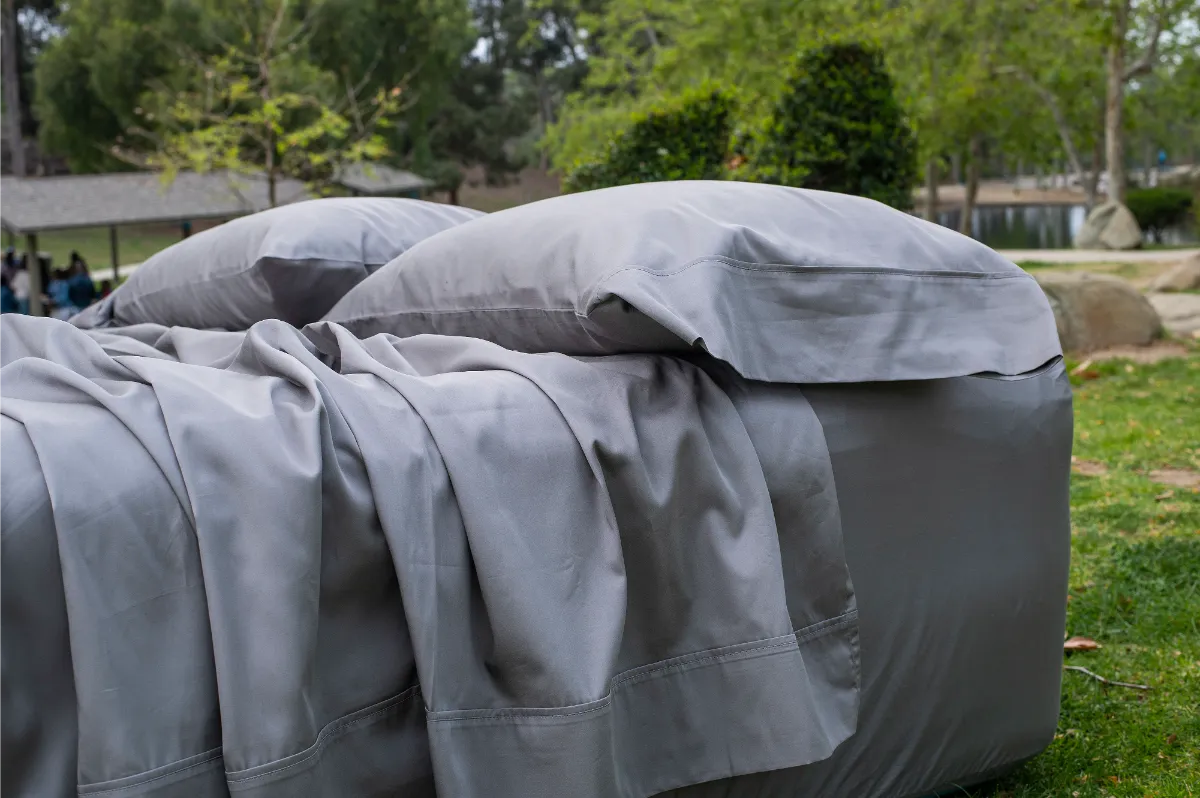 300TC Organic Cotton Sateen Sheet Set - Image 7