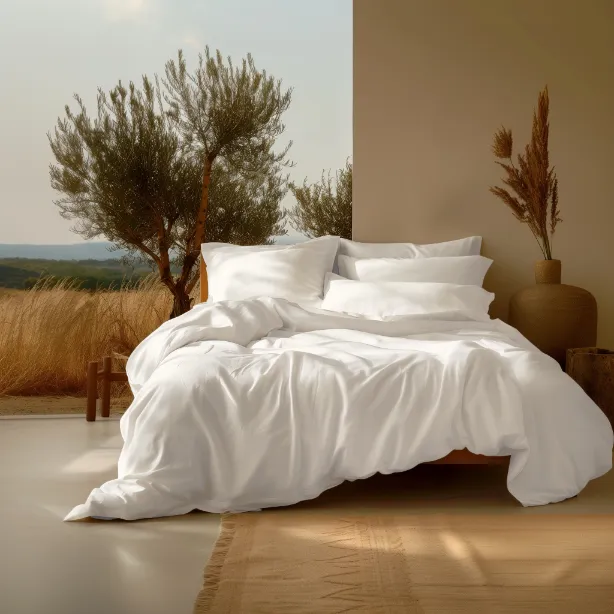 300TC Organic Cotton Sateen Sheet Set - Image 5