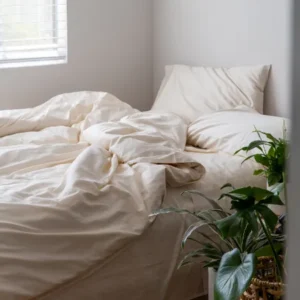 300TC Organic Cotton Sateen Duvet Cover Set
